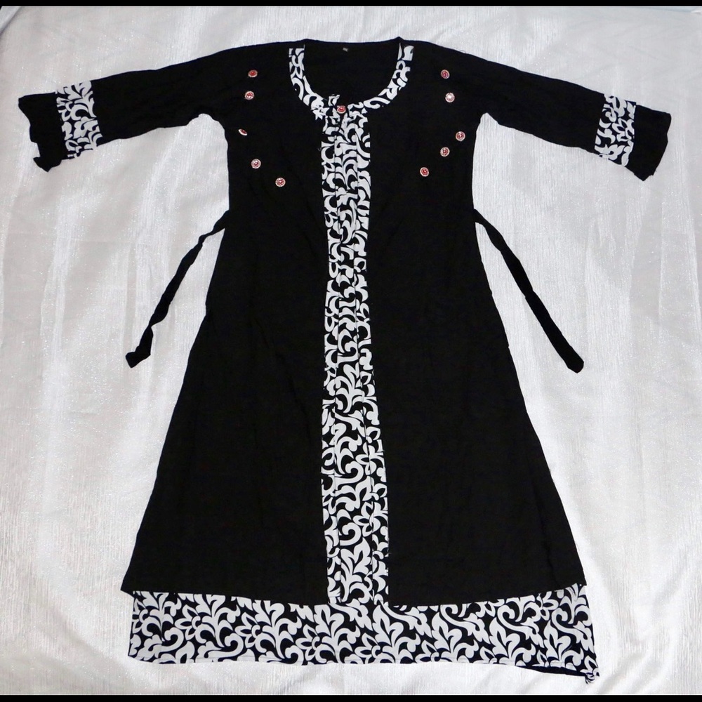 BLACK and WHITE DRESS